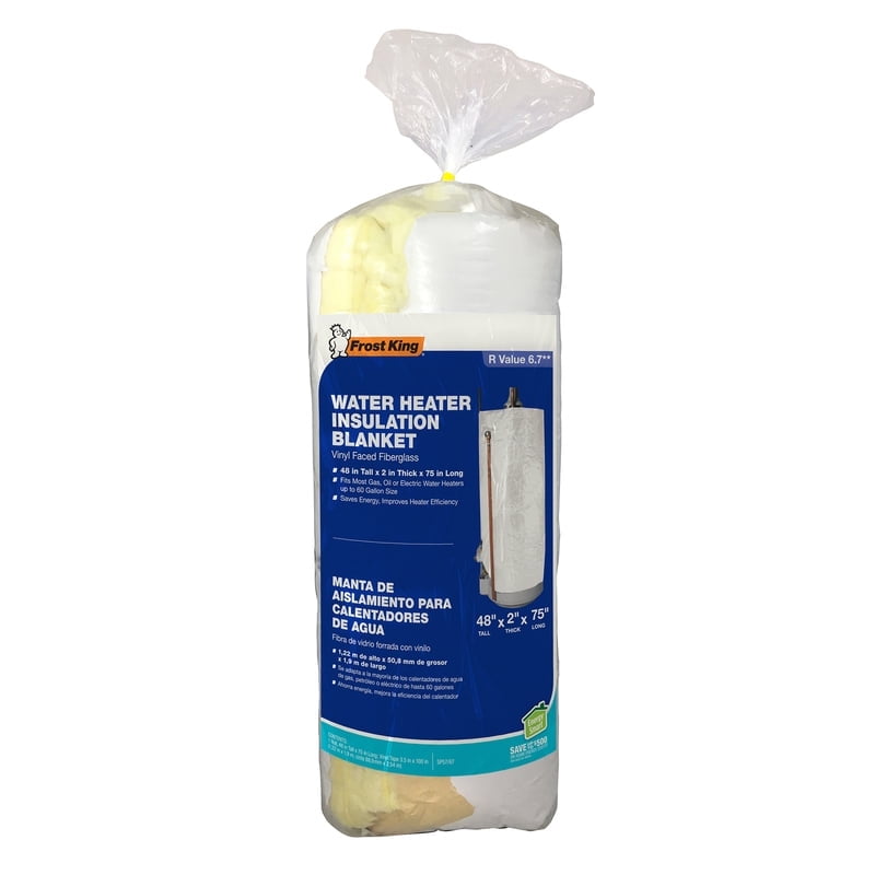 Thermwell Frost King 2 In. Water Heater Insulation Jacket 6.7-R Value SP57/67 — Residential Use, Standard Application