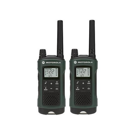 Motorola - Solutions TALKABOUT T465 Two Way Radio - 2 Pack - Dark Green