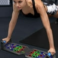thumbnail image 2 of Pushup Stand, Body Muscle Building Board Foldable Press Up Board with Handle, 2 of 15