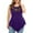 Purple, variant on Summer Tank Tops for Women 2025, Womens Plus Size Tunics Tops Crew-Neck Asymmetric Sleeveless Long Tunic Tank Lace Blouse Shirts for Summer Dressy Casual Compression Tank Tops for Lady Black 3XL
