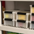 thumbnail image 2 of IRIS 6 Qt Stackable Plastic Storage Bins with Lids, Discreet- Pearl, 10Pk, 2 of 8