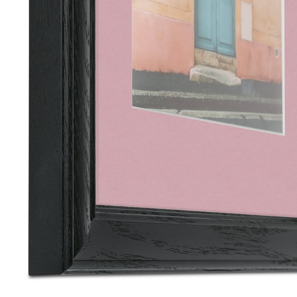 ArtToFrames 28x34 inch Satin Black Picture sale Frame Matted with 2 Inch Single Mat for 24x30 Photos, Over 62 Colors, 3926-24x30