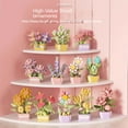 thumbnail image 3 of Funtogether Toys Mini Flower Building Blocks Set, Potted Plant Botanical Collection, Creative DIY Home and Office Desk Decor, Timeless Floral Gift for Adults and Teens (Multiple Styles), 3 of 6
