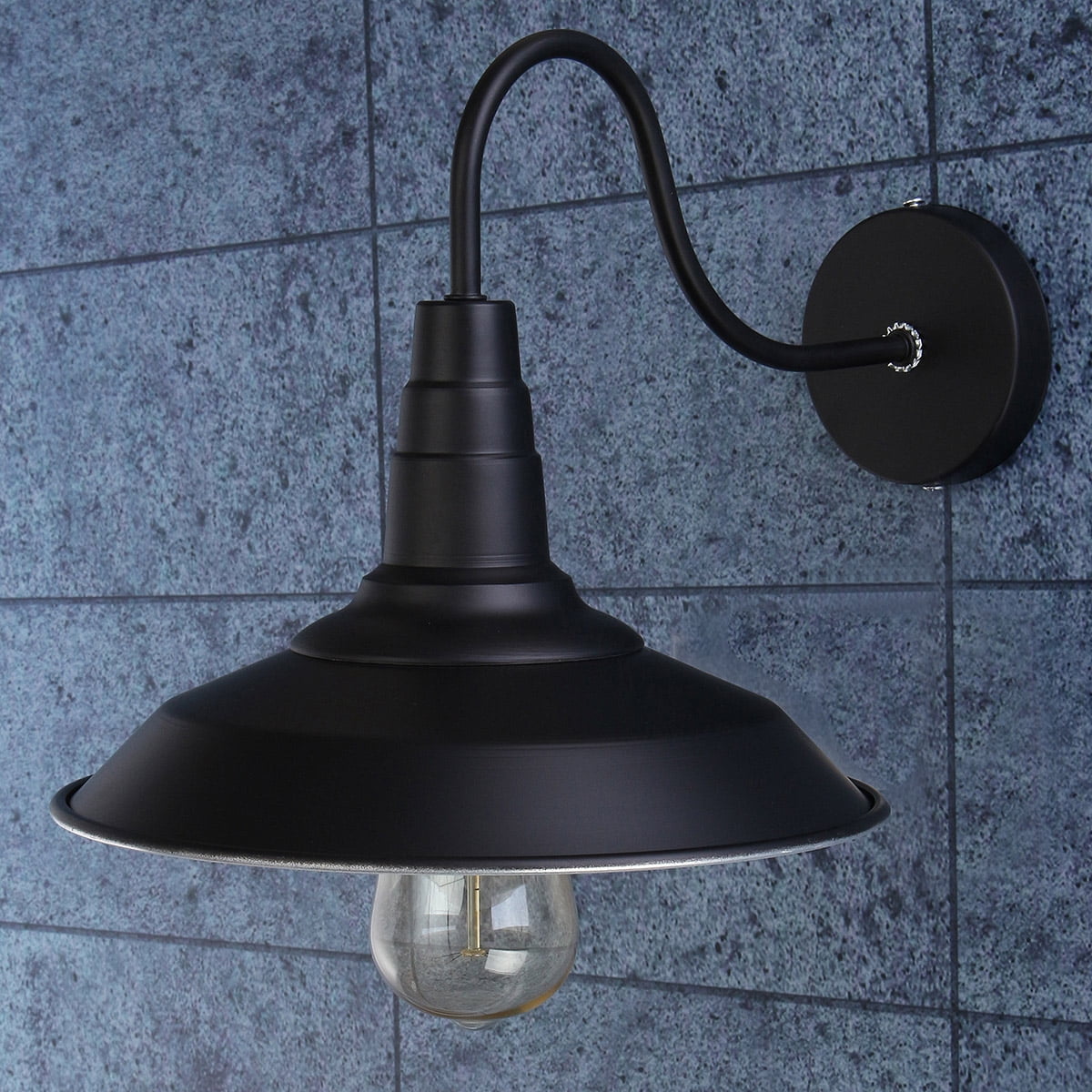 Metal Interior Design Indoor Outdoor Wall Sconce Lighting Gooseneck Barn Lights Loft Vintage Lamp Fixture Lampshade Diy