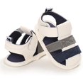 thumbnail image 3 of Baby Girls Boys Sandals Infant Summer Beach Shoes Anti Slip Rubber Sole Outdoor First Walking Crib Shoes, 3 of 5
