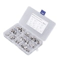 thumbnail image 3 of Tuercas de seguridad con inserción de nailon ANGGREK kit surtido de tuercas de seguridad multifuncionales de alta dureza 80 piezas con caja de almacenamiento, 3 of 8