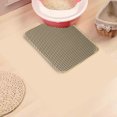 thumbnail image 4 of Feledorashia 18x12 inch Cat Litter Mat Kitty Litter Trapping Mat, Honeycomb Double Layer Urine Waterproof, Easy to Clean, Litter Box Mat Scatter, Pet Friendly for Soft on Paws, Non-Slip, 4 of 8