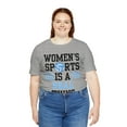 thumbnail image 5 of DJH Apparel | Women's Sports Is A Real Thing Volleyball Unisex Tshirt, 5 of 7