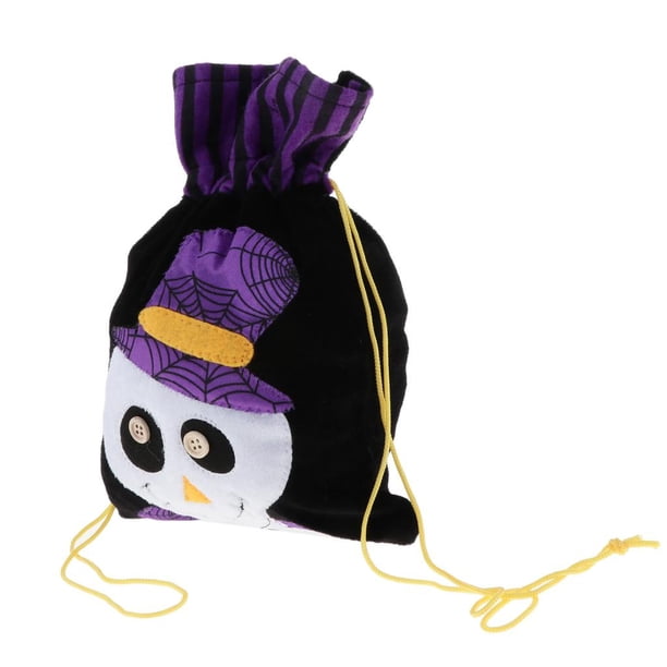 Bolsas de golosinas de Halloween Soledad Gato Calabaza Cráneo