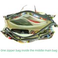 thumbnail image 5 of Bolsa de maquillaje portátil de gran capacidad, multifuncional, de tela Oxford impermeable, bolsa de almacenamiento, bolsa de lavado, bolsa con forro interior, 5 of 5