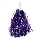 thumbnail image 5 of 72 Piezas Pompones de Porristas de Papel MetáLico Pompones de Animadora con Manejar de PláStico para Adultos NiñOs Porristas Fiesta PúRpura, 5 of 9