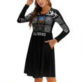 thumbnail image 1 of Funny Pilot Quote Cockpit Airplane Flight Intruments Sweetheart Knot Flared Dress Fashion Design Large Size Loose Dress Sarcasm, 1 of 5
