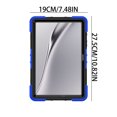 thumbnail image 2 of 3-in-1 Tablet Case for Samsung Tab A9+ 11 inch(2023), 360° rotating stand, cool anti-slip texture, shock and drop resistant, all-inclusive silicone case, 2 of 8