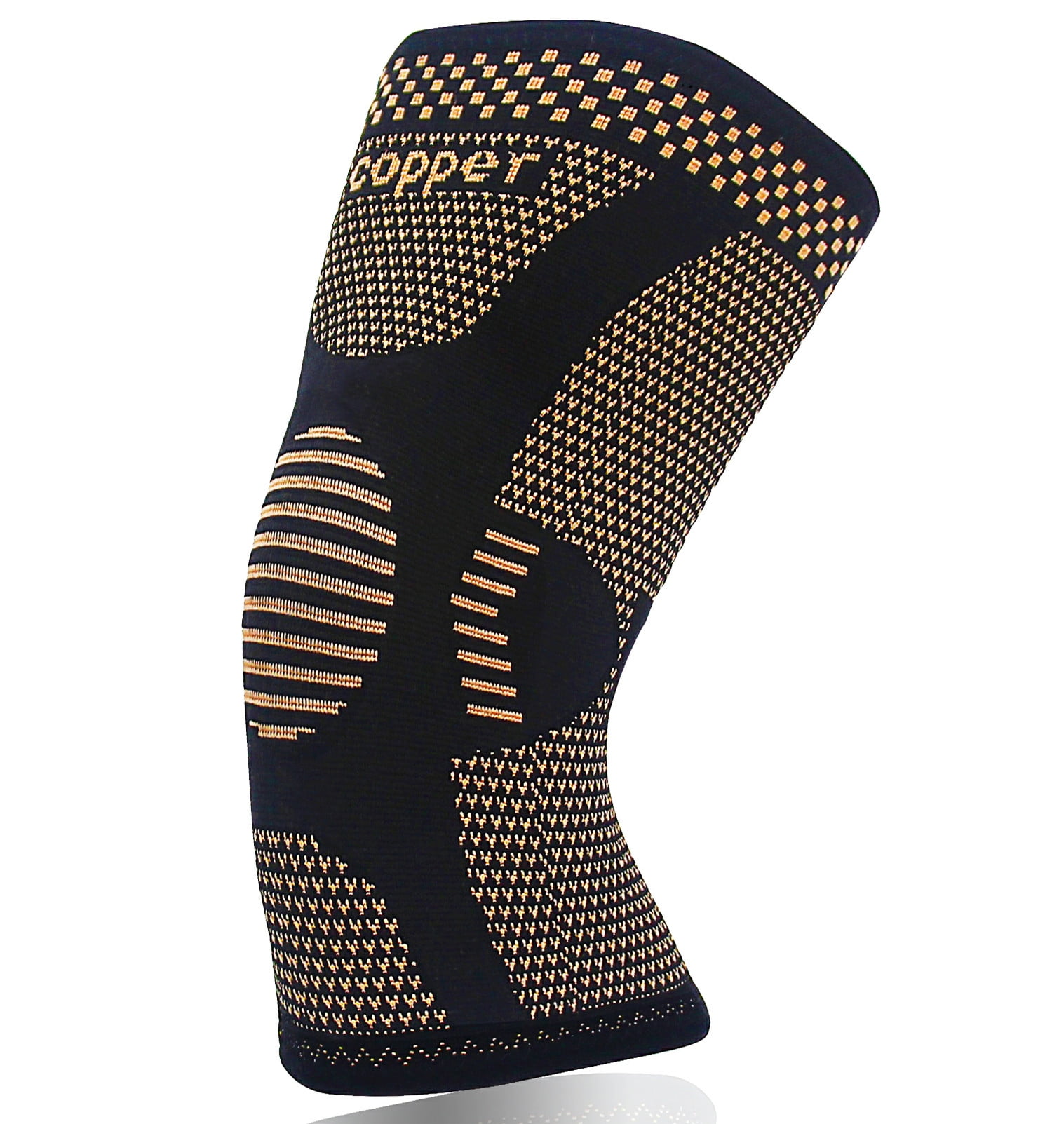 Copper Knee Brace for Arthritis Pain and Support and SportsSingle (XXL