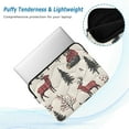 thumbnail image 2 of FORMRS 13-13.3 inch Laptop Sleeve Case Soft Carrying Quilted Computer Bag Cover, Beige Christmas Plaid, 2 of 7