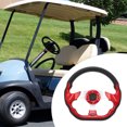 thumbnail image 4 of 12.5 Inch Universal  Cart Steering Wheel Cool Racing Style Long Lasting Grip Easy to Install for EZGO TXT  RXV, 4 of 8