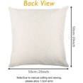 thumbnail image 2 of Set of 4 Decorative Hello Spring 20 x 20 Inches Throw Pillow Covers - Bicycle Car Linen Square Pillow Cushion Case for Sofa Couch Bed Home Outdoor Car (20" x 20", Spring/Flower), 2 of 6