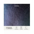 thumbnail image 3 of Cojín Cuadrado en Color Neutro Azul | Textura Aterciopelada Suave | Elegancia y Sobriedad para tu Hogar | 45x45cm | Con Funda | Decoracion Hogar, 3 of 6