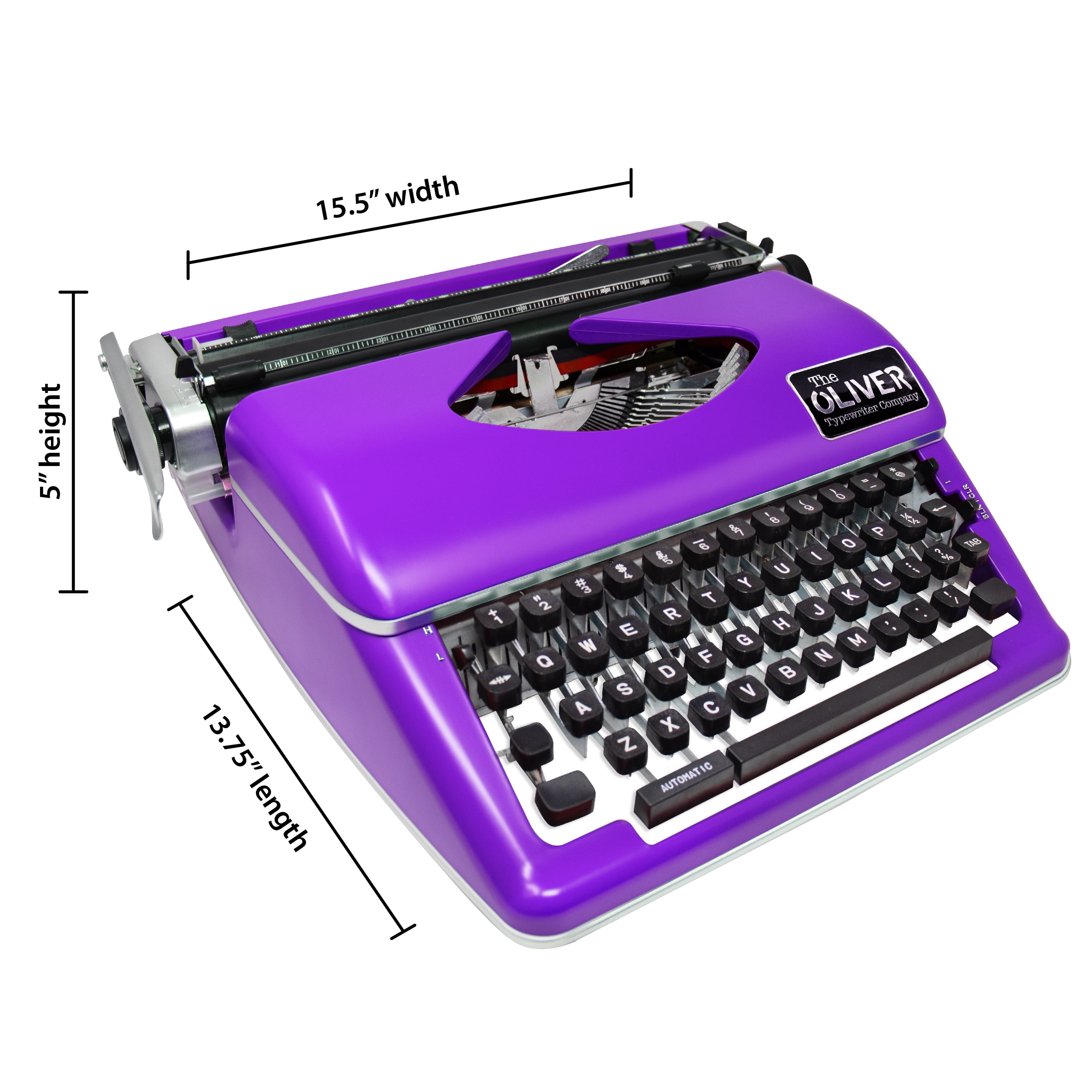 The Oliver Typewriter Company Timeless Manual Typewriter (Blue 