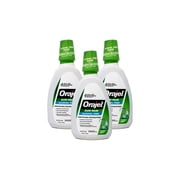 Orajel 2X Medicated Gum Pain Rinse, Alcohol-Free Oral Pain Relief, Soothing Mint, 16 fl oz Pack of 3