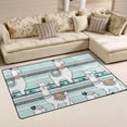 thumbnail image 2 of Coolnut Lightweight Soft Area Rugs 31x20 Inch, Cute Llama On Ethnic Back Floor Mat Doormat for for Rooms Entrance Hardwood Floor Living Room Nursery Rugs, 2 of 6