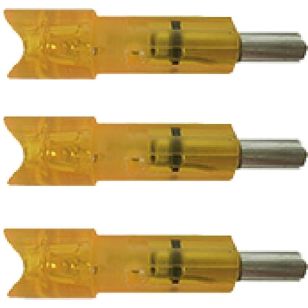 Lumenok Crossbow Nocks Hd Orange Moon Gt Laser Iv/nitro 3 Pk.