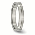 thumbnail image 4 of Titanium 4mm Ring Wedding Man Fancy  For Dad Mens  For Him, 4 of 10