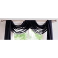 thumbnail image 5 of WARM HOME DESIGNS 18 Feet Long Sheer Black Window Scarf, 55 X 216 Inches in Size. AM Black 216, 5 of 5