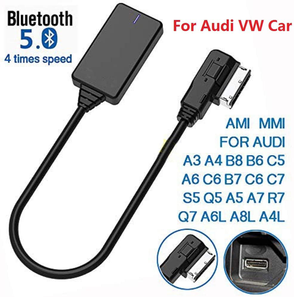 AMI MDI MINI Bluetooth 5.0 USB Audio Input Adapters Music Interface MP3 AUX Cable Adapter for Car Audi GTI