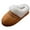 Khaki, variant on Fuzzy Slippers for Women - Cozy House Shoes with Anti-Slip Sole, Warm Plush Lined Indoor Outdoor Short Ankle Slippers