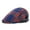 blue, variant on Spring New Ladies Breda Hat British Style Retro Grid Cap Cute Casual Hat Cotton Peaked Hat