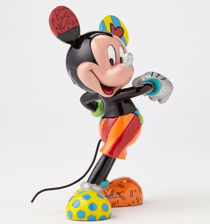 DISNEY by BRITTO Mickey Mouse Selfie NEU/OVP Micky m Handy Figur Popart 4055690 