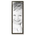 thumbnail image 2 of ArtToFrames 14" x 43" Black Panel With Silver Lip Picture Frame, 14x43 inch Multi Wood Poster Frame (WOM-5093),  Pack, 2 of 7