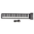 thumbnail image 1 of Piano Enrollable 61 Teclas 16 Tonos Sonido Envolvente Estéreo 4D 6 Canciones De Demostración Piano Enrollable A Mano Para Grabación Para Sostenido, 1 of 8
