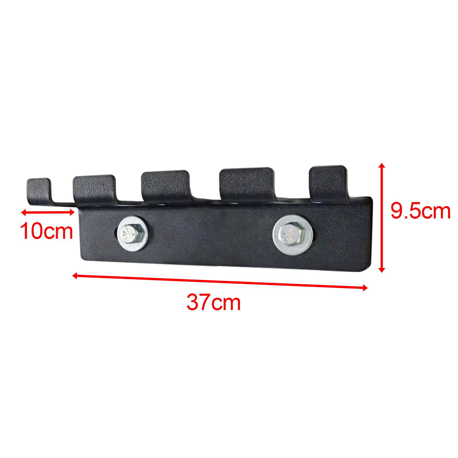 DimyFew Barbell Rack, Gym Bar Hooks Squat Rack Wall Mounted Space Saving Heavy Duty Rack Style E