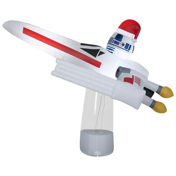 Ala inflable Star Wars X con R2 D2 Christmas de 1,8 m de altura