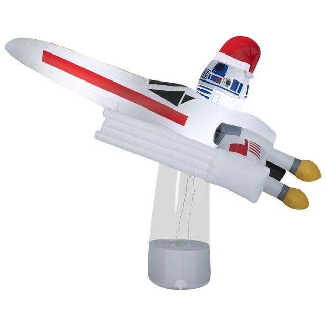 Ala inflable Star Wars X con R2 D2 Christmas de 1,8 m de altura