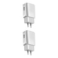 thumbnail image 4 of Tholdsy rápido USB de 5V 2A con enchufe europeo/estadounidense para para Samsung, Xiaomi, Huawei, LG, Android, enchufe blanco y estadounidense Enchufe de EE. UU. 2piezas, 4 of 6