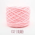 thumbnail image 1 of Nvzi Hilo de algodón para ganchillo, hilo fino para tejer a ganchillo, hilo de poliéster suave y duradero para tejer a mano y proyectos de manualidades, hilo rosa claro, 2 rollos., 1 of 4