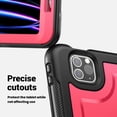 thumbnail image 4 of XYX Case for iPad Air 5th Generation/ iPad Air 4th Generation 10.9 inch with Rotating Stand, Shoulder Strap, 2in1 Shockproof Cover, Rose, 4 of 7
