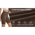 thumbnail image 4 of Rosvigor 2 Pack Women’s Biker Shorts 8" High Waisted Yoga Shorts with Pockets No Front Seam Workout Running Gym Athletic Shorts, 4 of 8