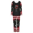 thumbnail image 4 of Tnhcen Christmas-Themed 2-Piece Women's Pajamas Set Crew Neck Long Sleeve Top Pants Soft Holiday Nightwear with Festive Prints for Lounge Home Wear S-3XL, 4 of 6