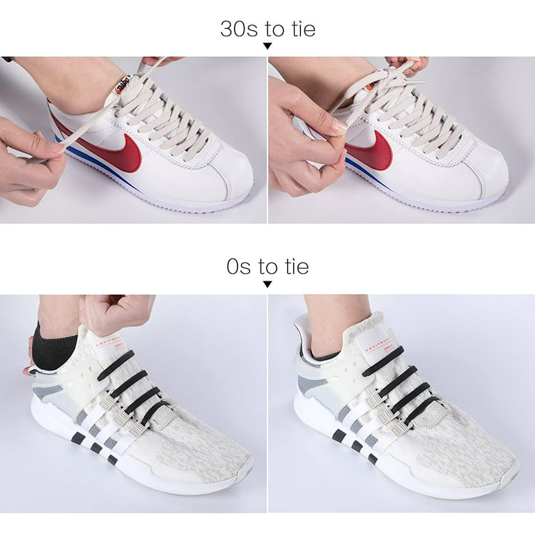 Allegra K 2 Pairs Flat PU Leather Shoe Laces with Metal Strings for Sneaker  Aglets Athletic Shoes Boot