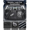 thumbnail image 4 of SUV Air Mattress, Quick Inflation Inflatable Car Camping Bed for Back Trunk Sleeping, Flocked Surface/Leakproof PVC/Reinforced Bottom Airbed Fits Most SUVs with Pump, Pillows, Carry Bag, 4 of 5