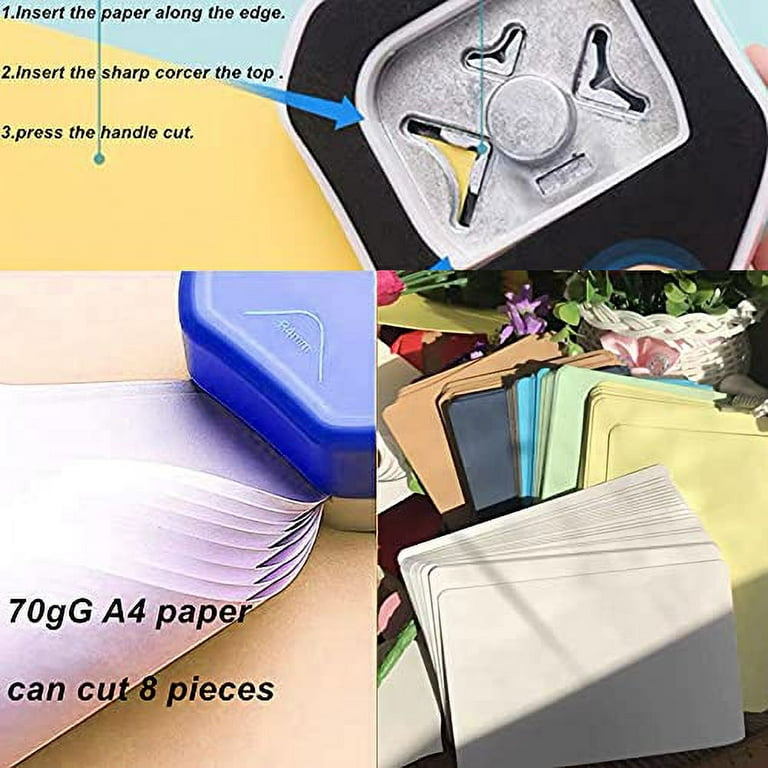 KEUSN Paper Cutters Corner Punch Corner Rounder Film Photo Business Card  For DIY Projects Scrapbooking Card Making Round Toolï¼Œ4mm Corner Cutters  Tool 