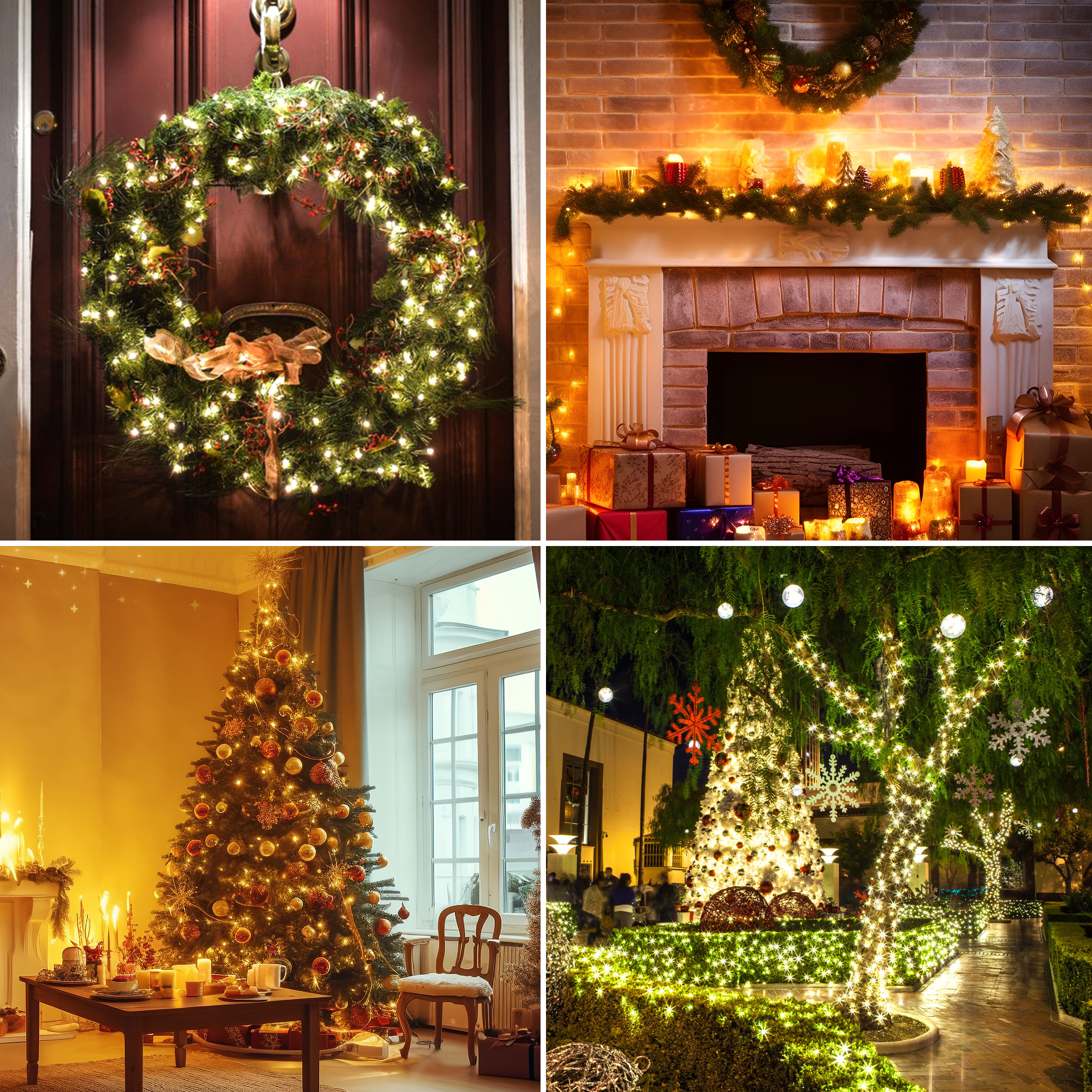 Magotan 16ft 100 LED Warm White Christmas Lights photo 5