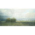 thumbnail image 2 of Stellar Design Studio 14x9 White Modern Wood Framed Museum Art Print Titled - Hayfields, 2 of 4