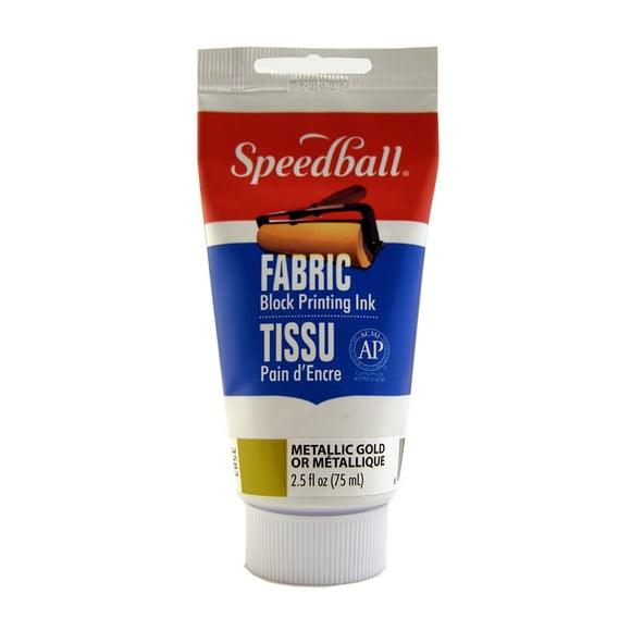 Speedball Encre d'Impression pour Tissus, 2,5 Oz, Or Métallique