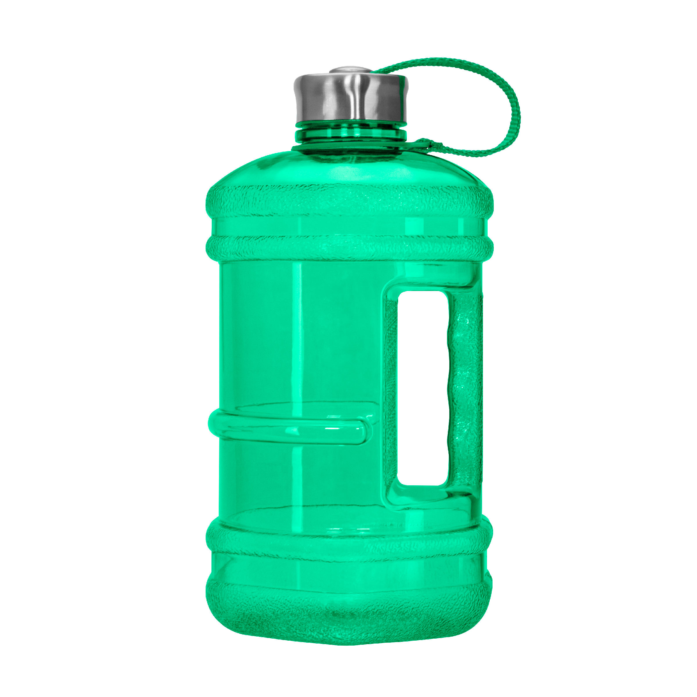 3pcs 67.63 oz/2L Large Capacity green Gradient PC Water Bottle