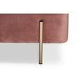 thumbnail image 6 of Baxton Studio Rockwell Contemporary Glam and Luxe Blush Pink Velvet Fabric and Gold Finished Metal Storage, 6 of 7